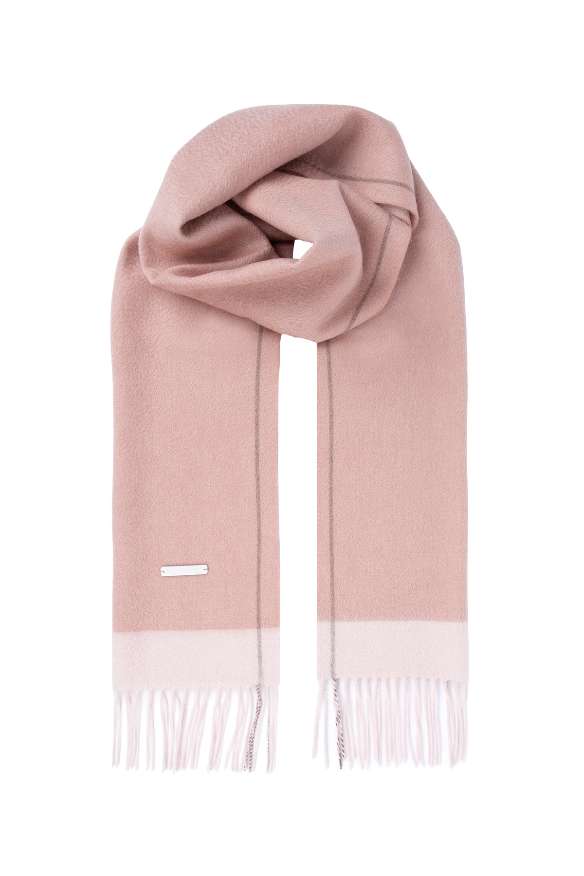 Gül Kurusu Patrick Saf Kaşmir Atkı 30x160 cm