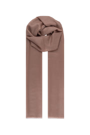 Bej Larissa Saf Kaşmir Şal 100x230 cm