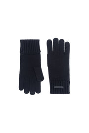 Siyah Stockholm Saf Kaşmir Kadın Eldiven