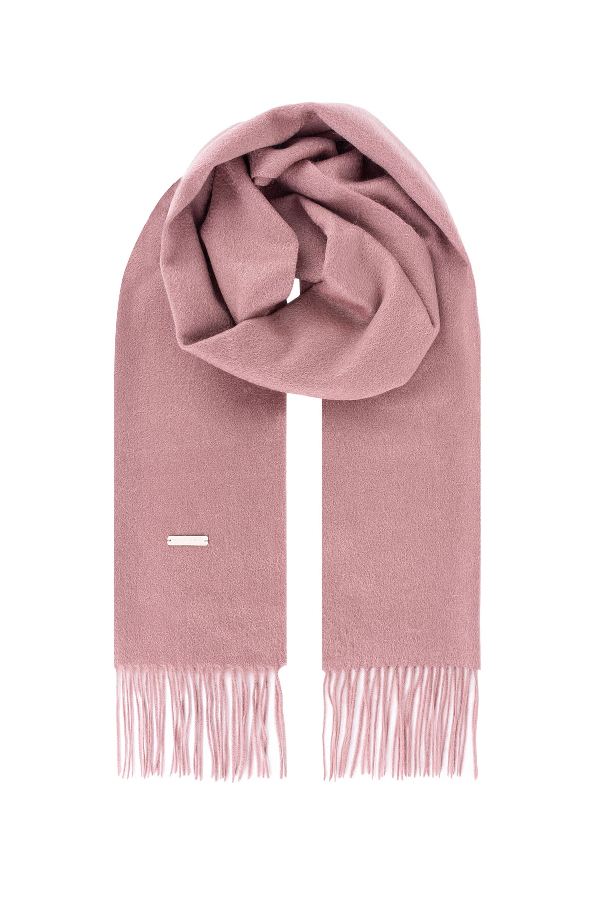 Gül Kurusu Patrick Saf Kaşmir Atkı 35x170 cm