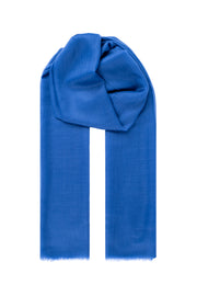 Koyu Mavi Larissa Saf Kaşmir Şal 100x230 cm