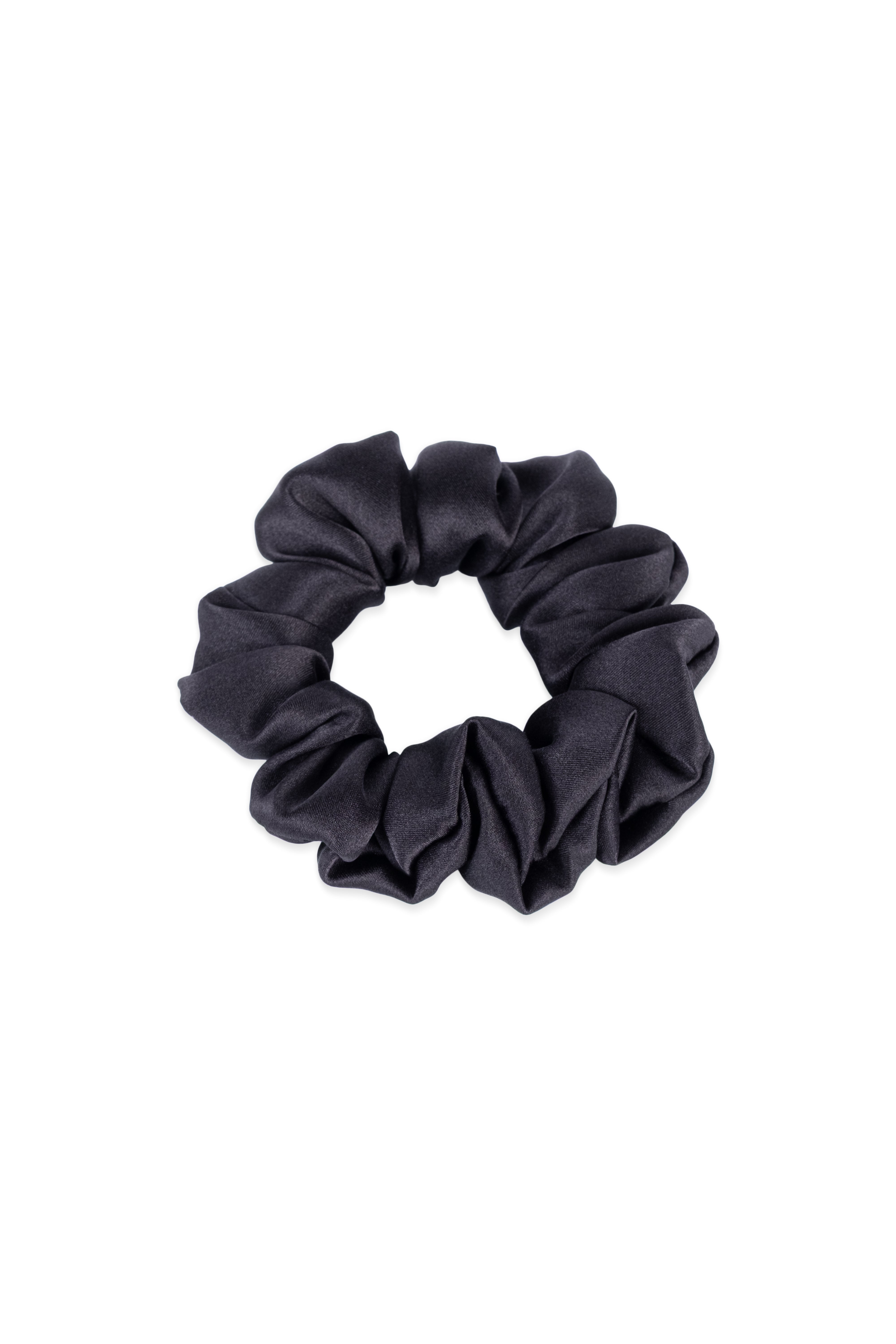 Siyah Anabel Saf İpek Büyük Kurdeleli Toka