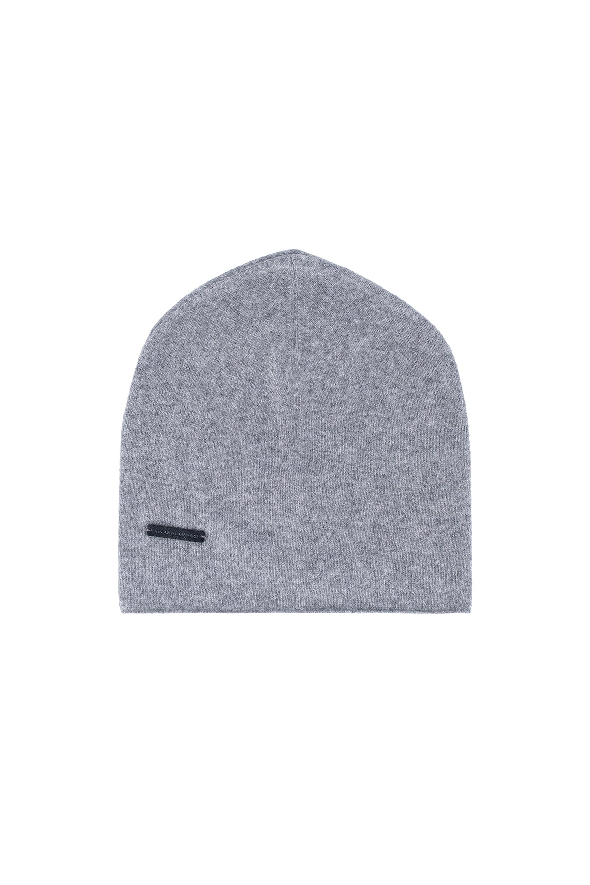 Gri Melanj Hannover Saf Kaşmir Bere