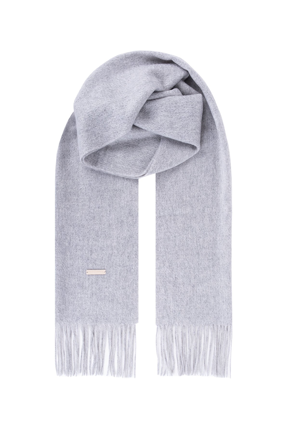 Açık Gri Patrick Saf Kaşmir Atkı 35x170 cm