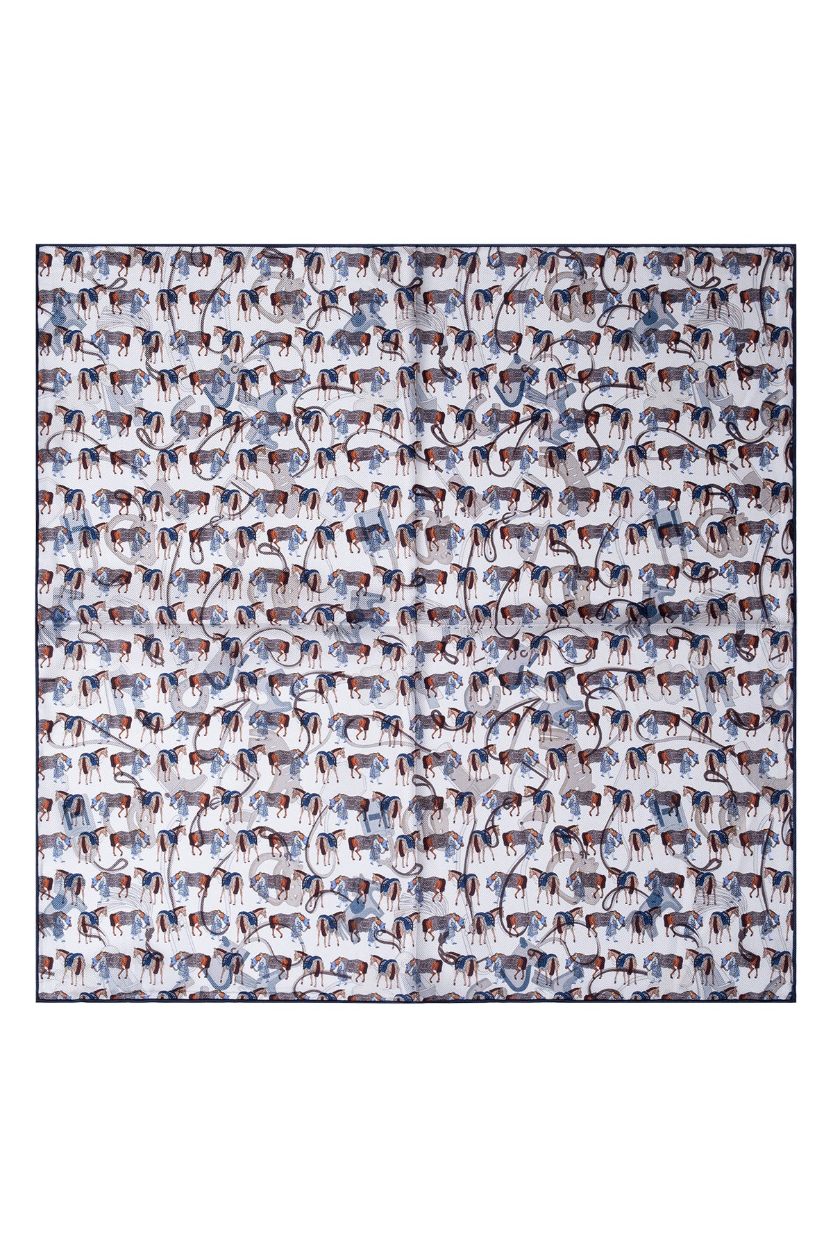 Bej Lena Saf İpek Eşarp 70x70 cm