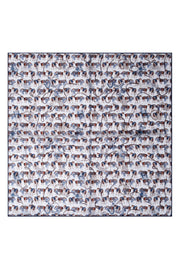 Bej Lena Saf İpek Eşarp 70x70 cm