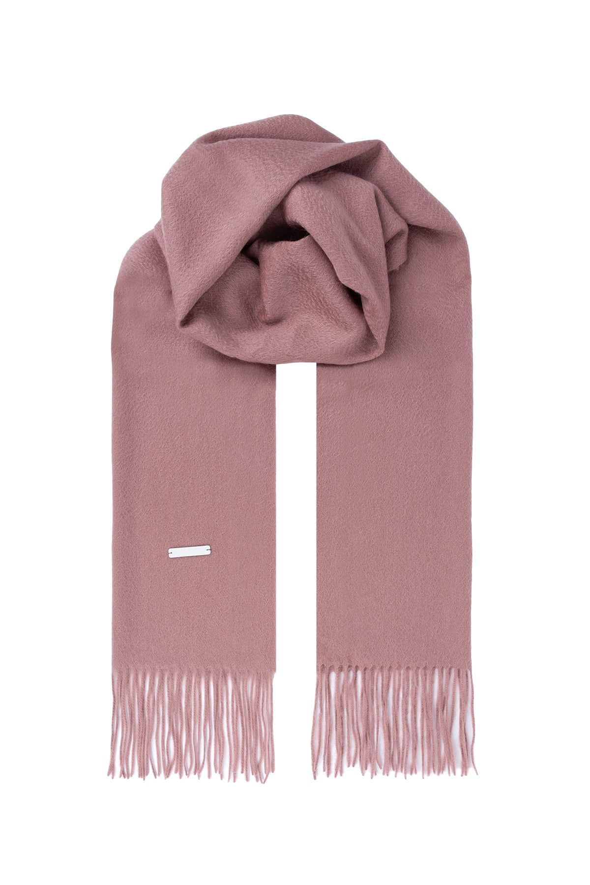 Gül Kurusu Patrick Saf Kaşmir Atkı 35x170 cm