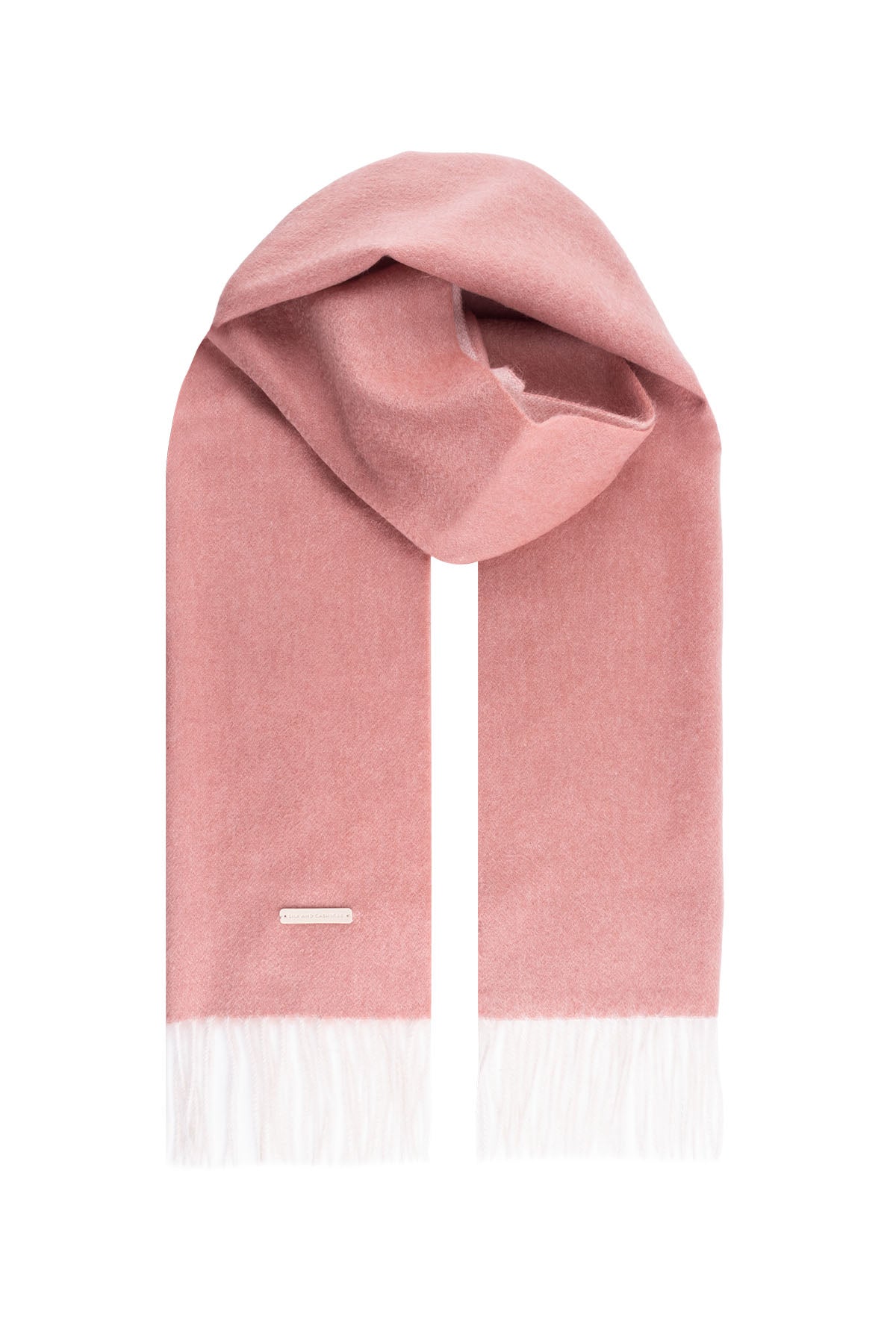 Koyu Pembe Patrick Saf Kaşmir Atkı 30x164