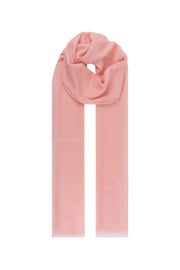 Pembe Larissa Saf Kaşmir Şal 100x230 cm