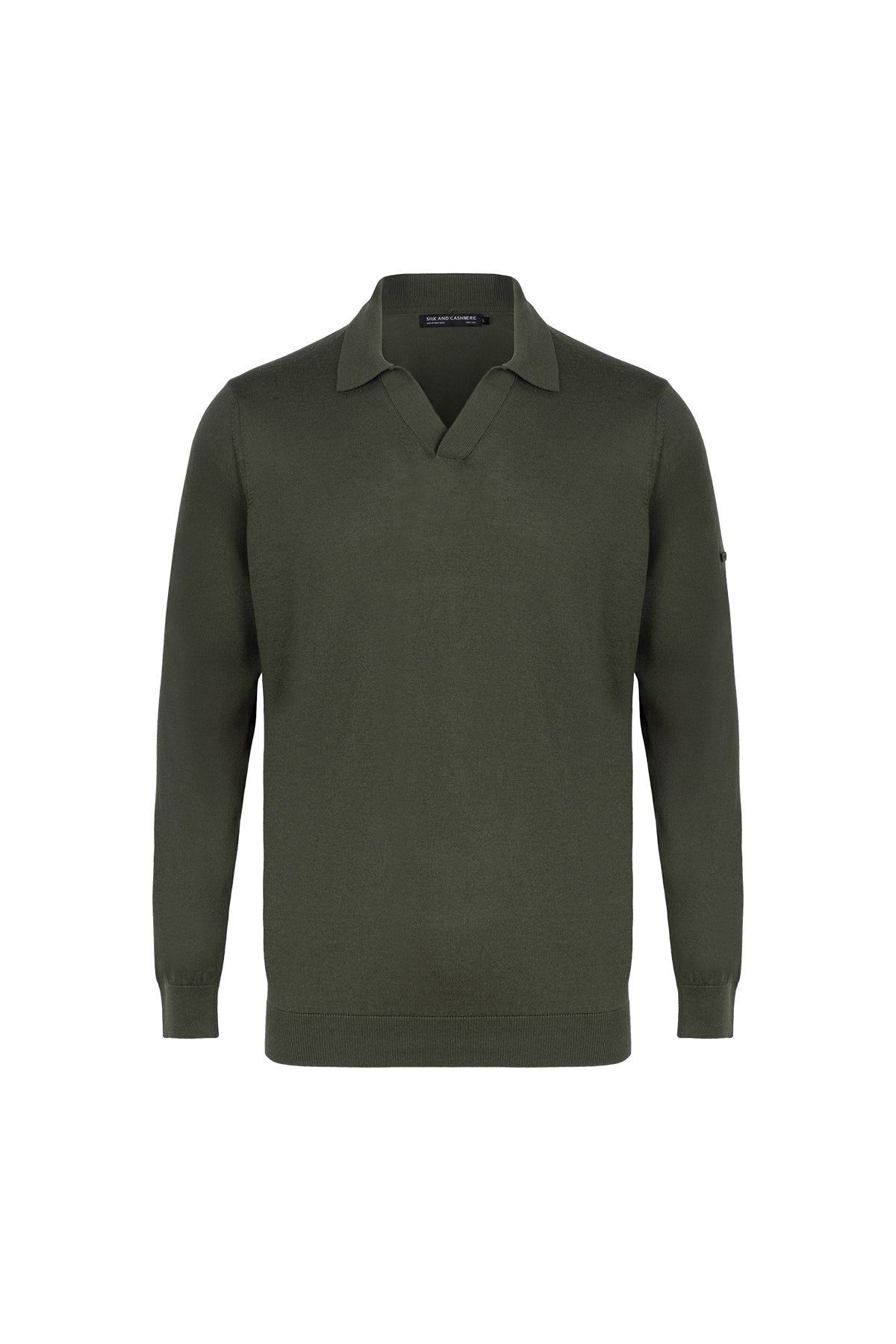 Haki Paul İpek Kaşmir Polo
