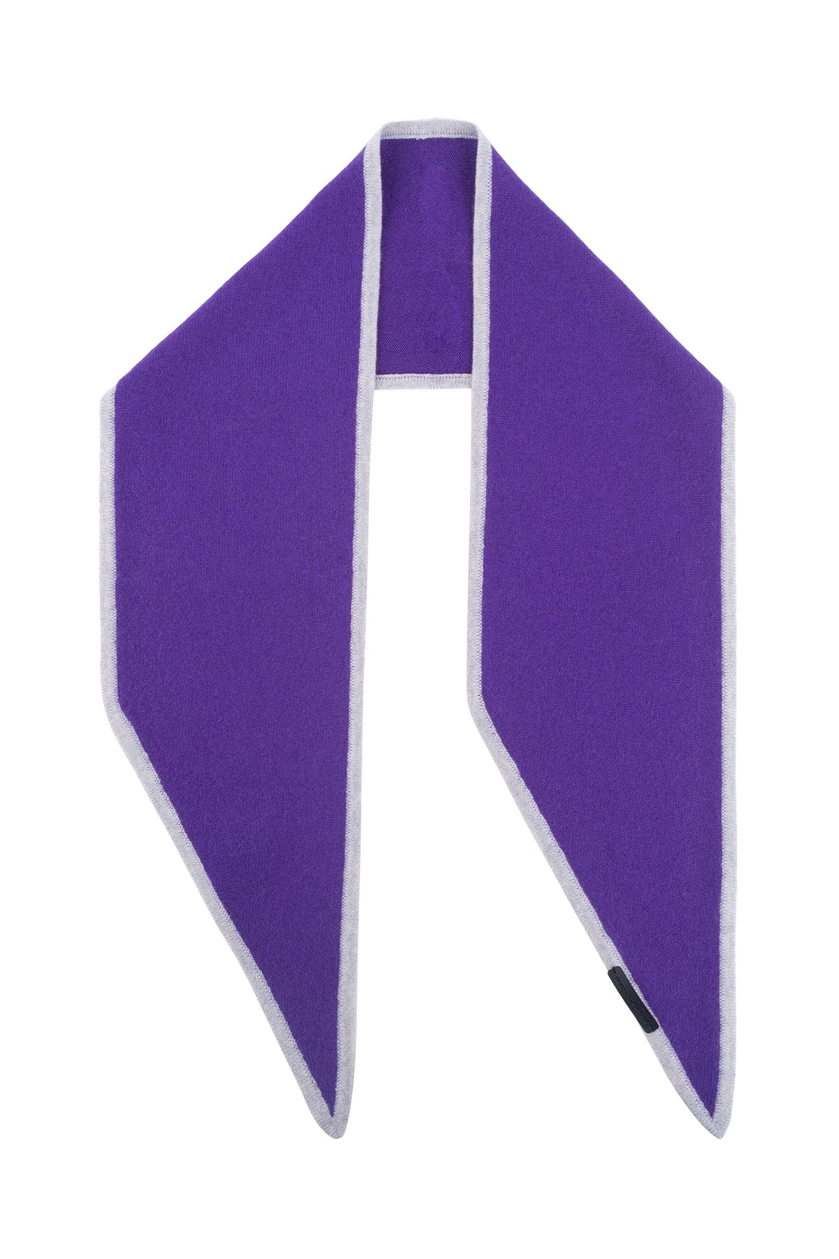 Mor Rose Saf Kaşmir Mini Atkı 88x26 cm