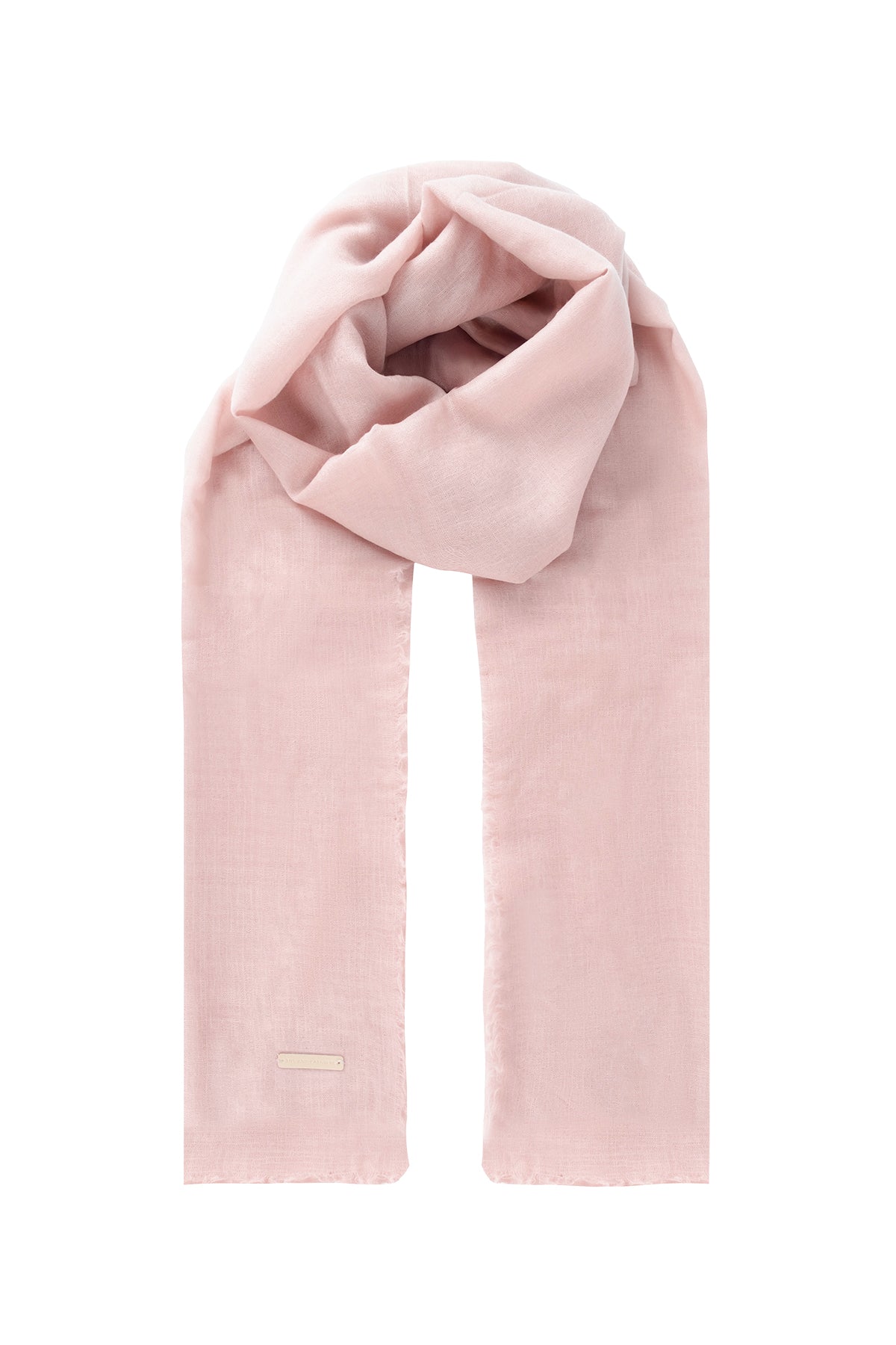 Gül Kurusu Jas Yün Tek Renk Şal 70x180 cm