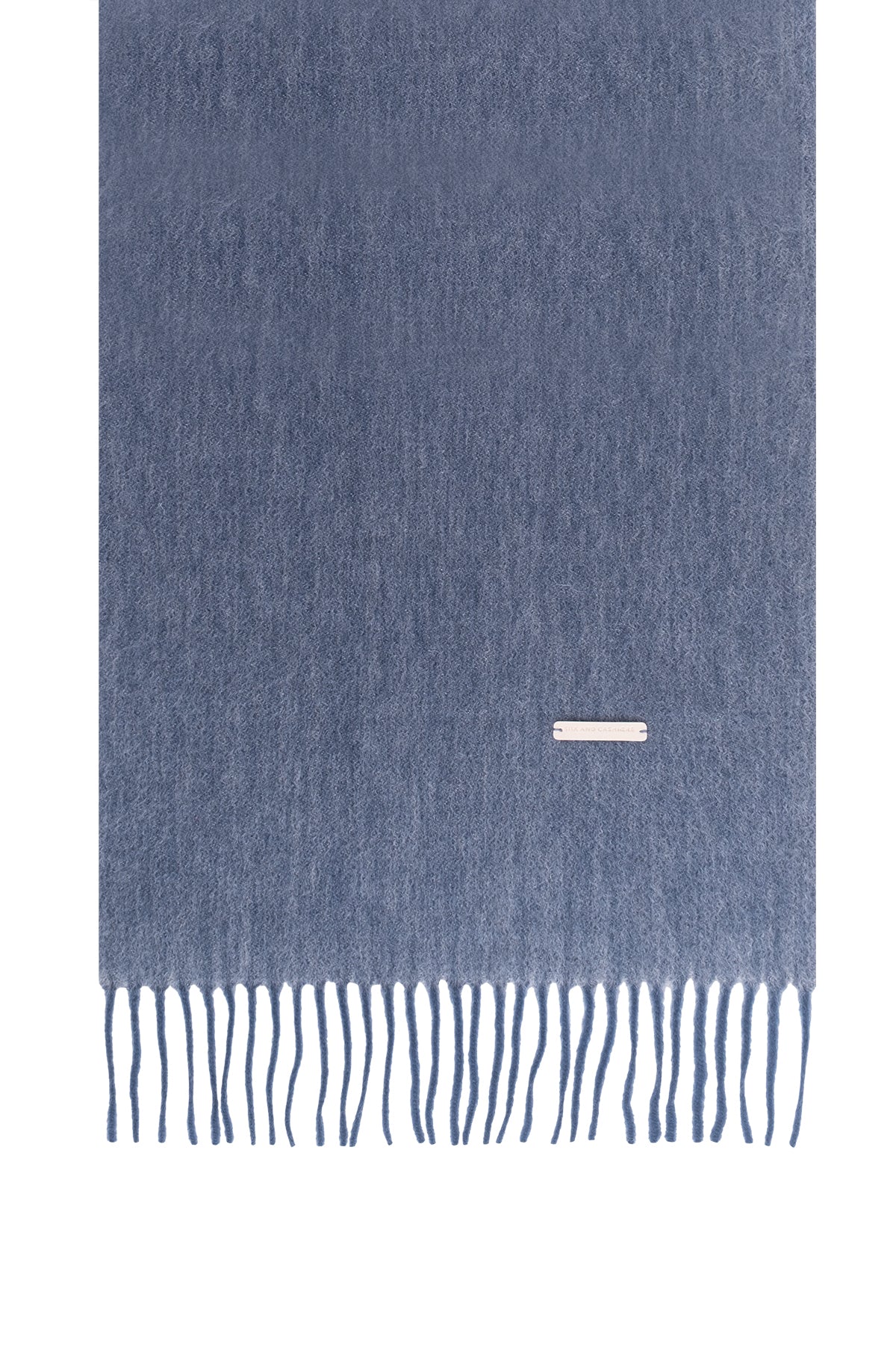 Mavi Patrick Saf Kaşmir Çift Renkli Atkı 30x164 cm