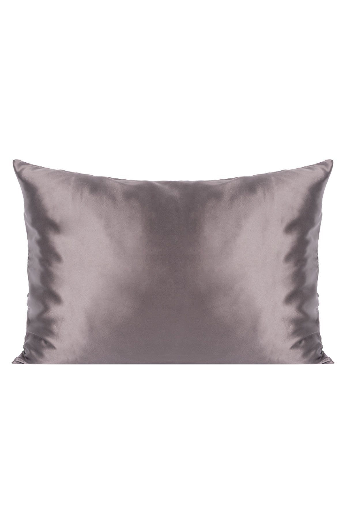 Antrasit Saf İpek 50x70 cm Yastık Kılıfı