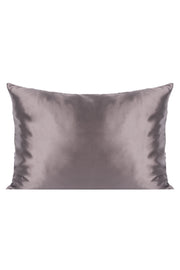 Antrasit Saf İpek 50x70 cm Yastık Kılıfı