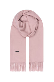 Açık Pembe Rose Saf Kaşmir Şal 180x70 cm