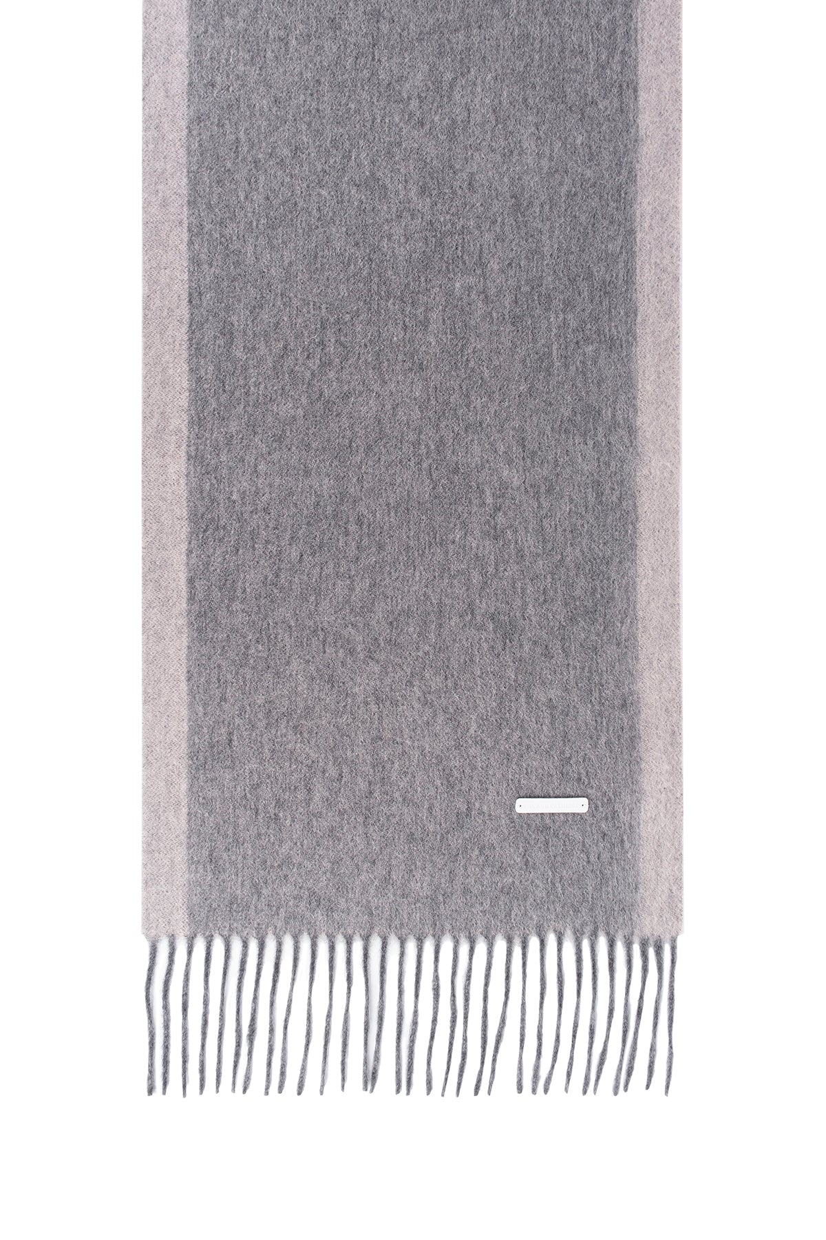 Açık Gri Patrick Saf Kaşmir Atkı 30x180 cm