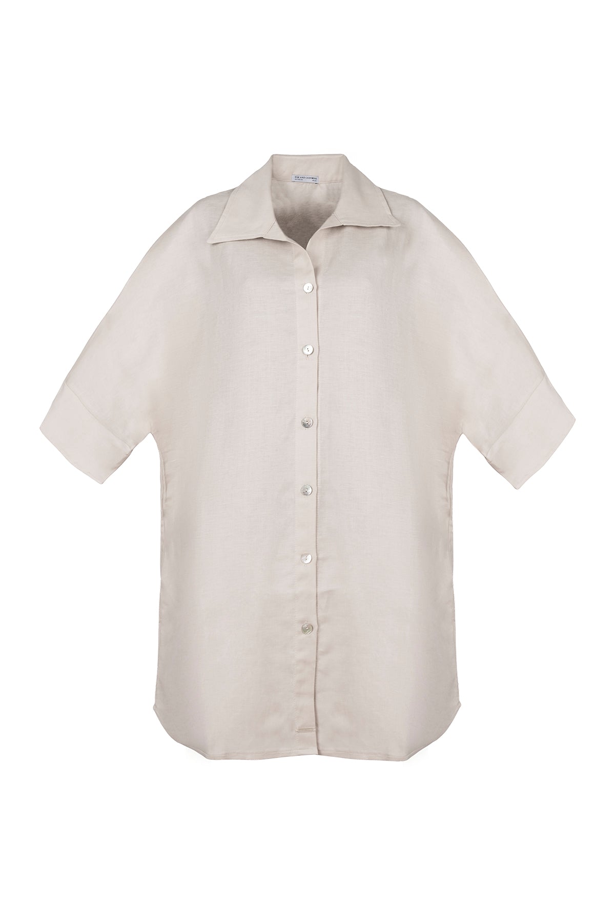 Bej Cassandra Tünik Elbise