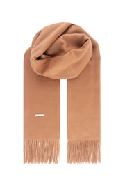 Camel Rose Saf Kaşmir Şal 180x60 cm