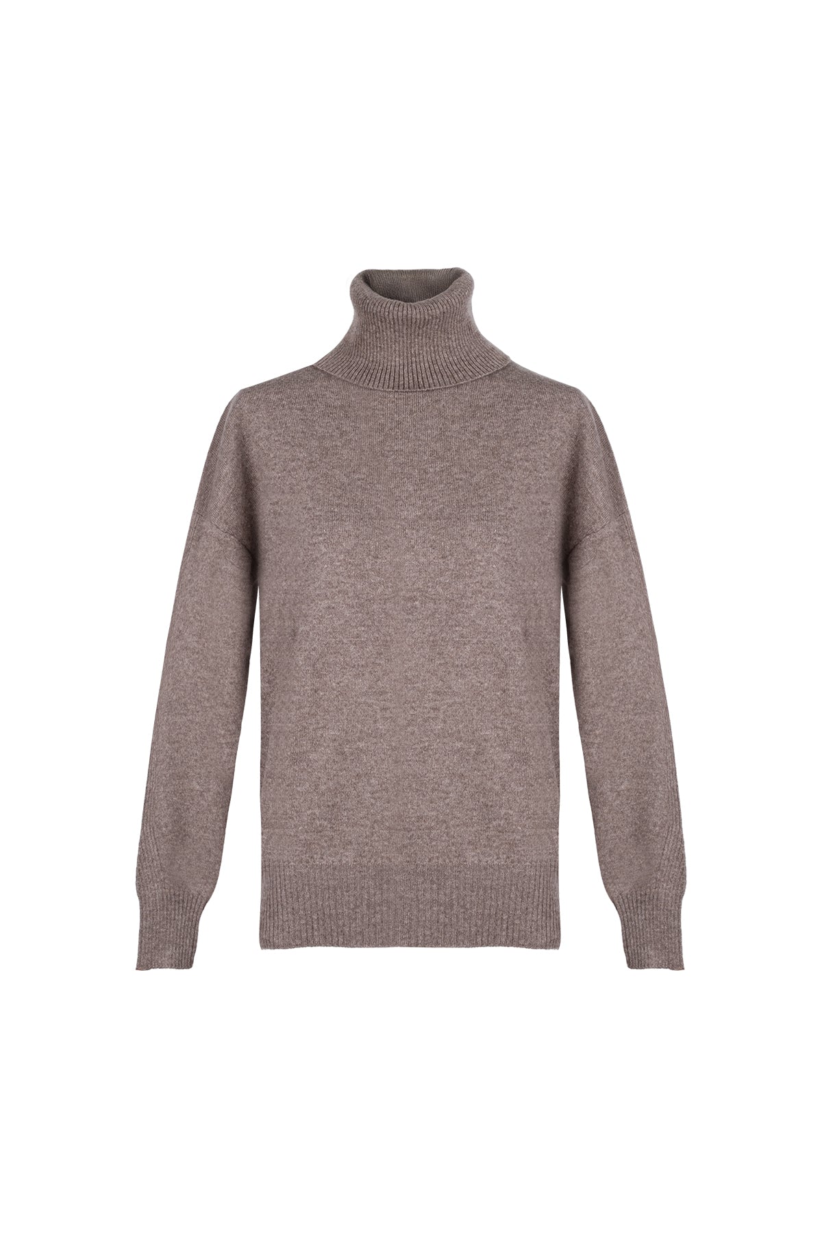 Vizon Lilly Saf Kaşmir Balıkçı Yaka Kazak