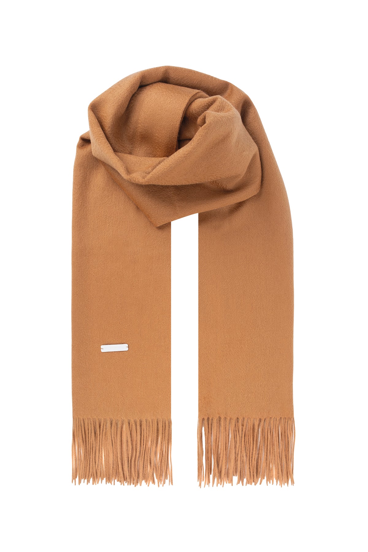 Camel Rose Saf Kaşmir Şal 180x60