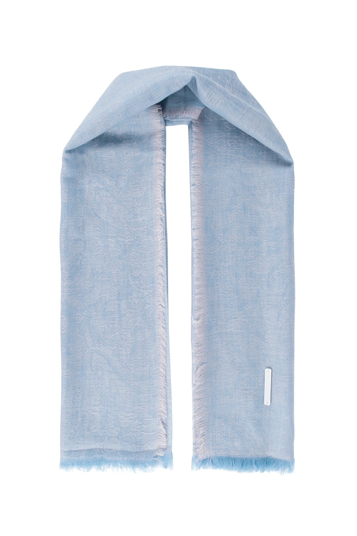 Mavi Şal Desenli Şal 100x100 cm