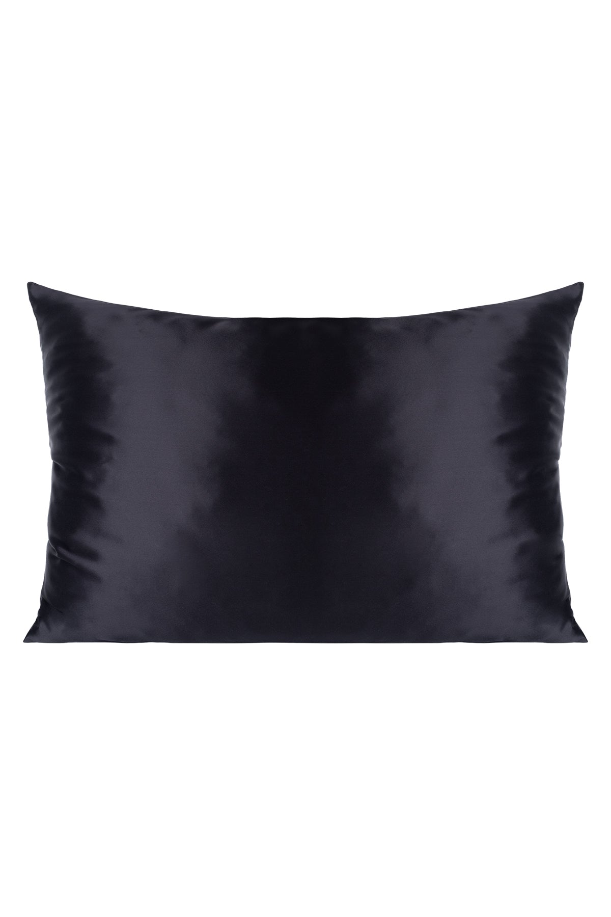 Siyah Saf İpek 50x70 cm Yastık Kılıfı