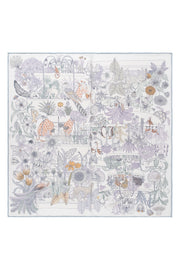 Renkli Lea Kaşmir Desenli Kare Eşarp 70x70 cm