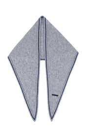 Gri Mini Yün Kaşmir Bandana 30x130 cm