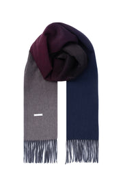 Antrasit Patrick Saf Kaşmir Degrade Atkı 170x35 cm