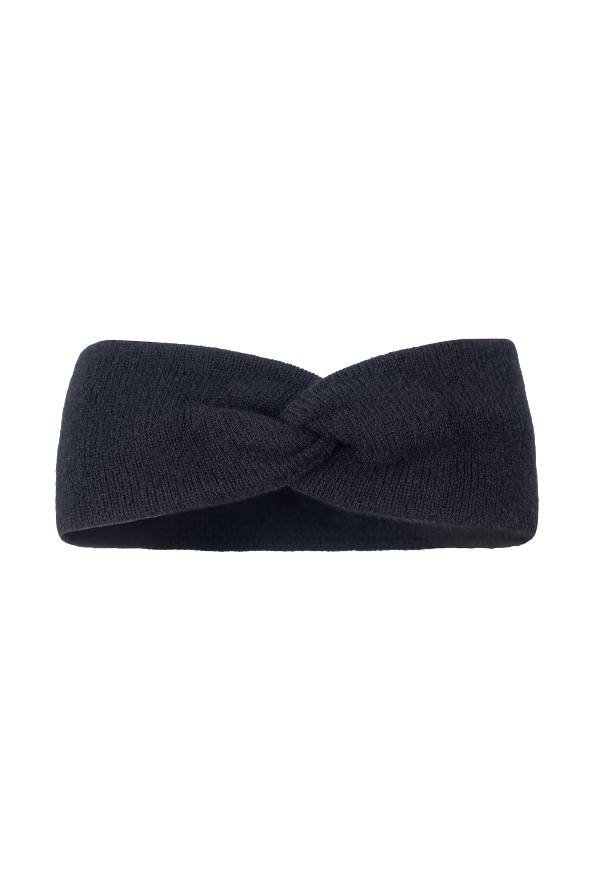 Siyah Larissa Saf Kaşmir Saç Bandı