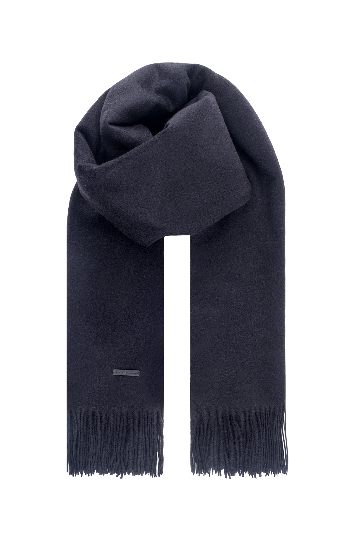 Siyah Saf Kaşmir Battaniye / Şal 127x165 cm