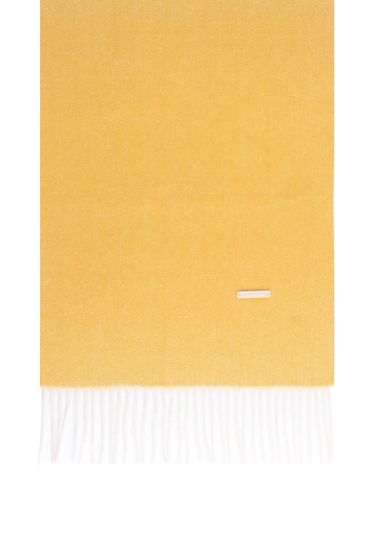 Sarı Patrick Saf Kaşmir Degrade Atkı 170x35 cm