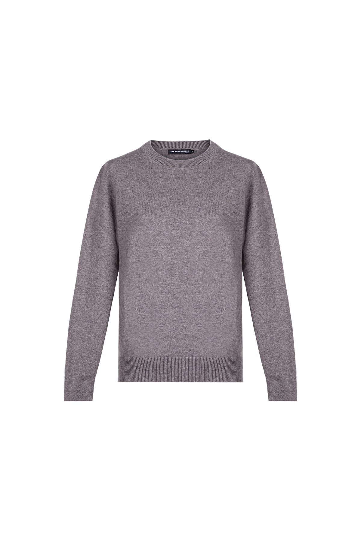 Vizon Agata Saf Kaşmir Yuvarlak Yaka Kazak