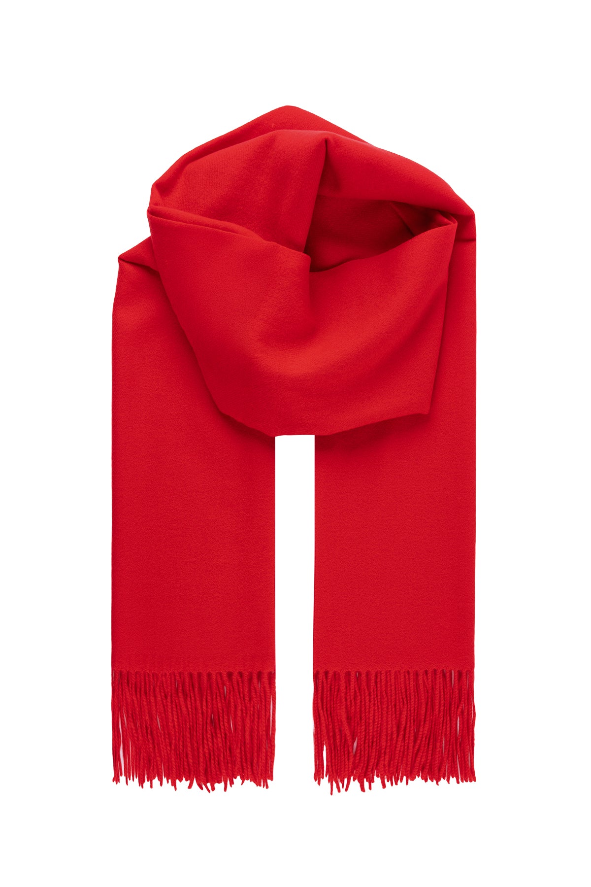 Kırmızı Clementine Şal 70x200 cm