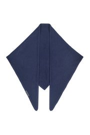 Lacivert Rose Saf Kaşmir Fular Bandana 115x45x45 cm