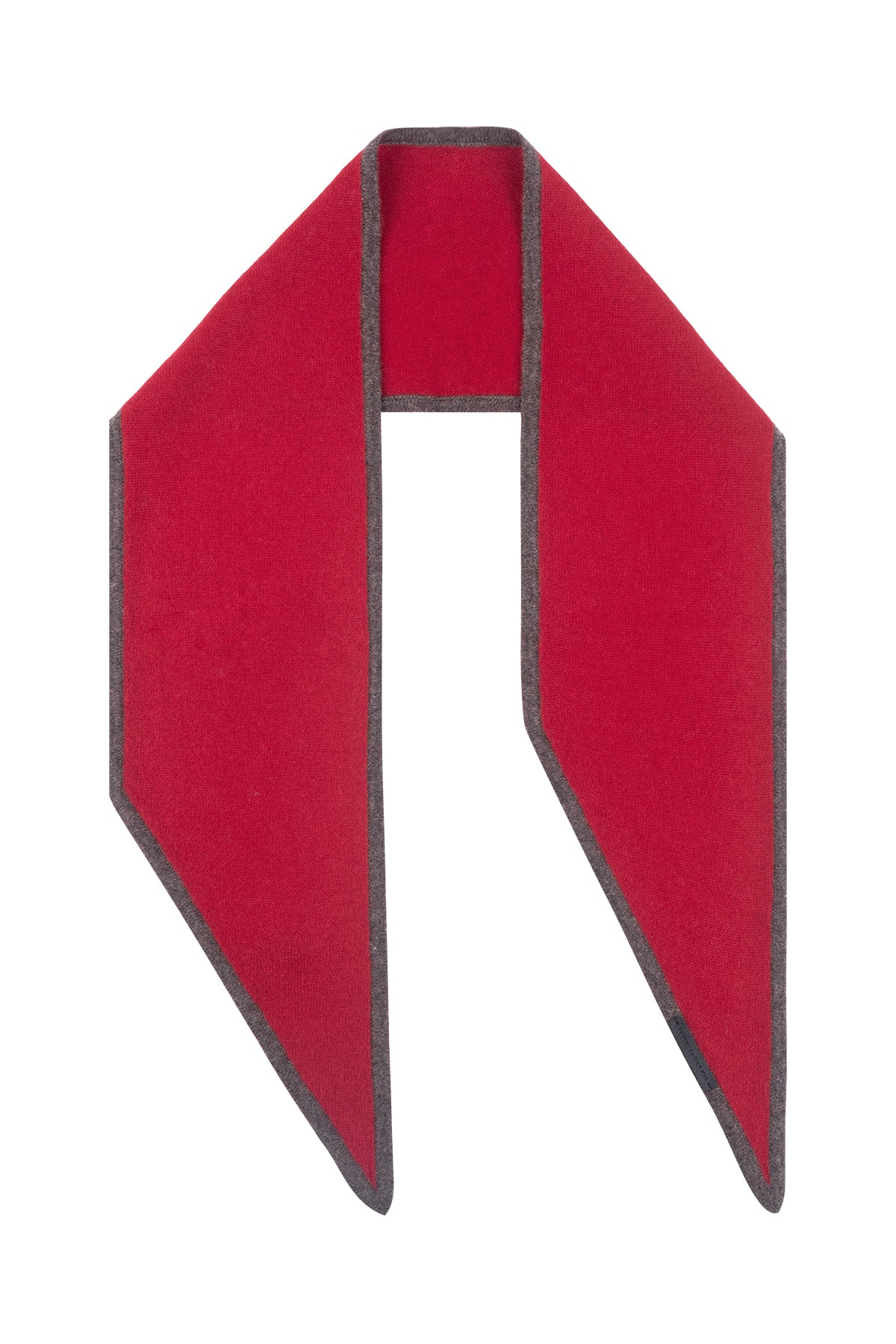 Şarap Rose Saf Kaşmir Mini Atkı 88x26 cm