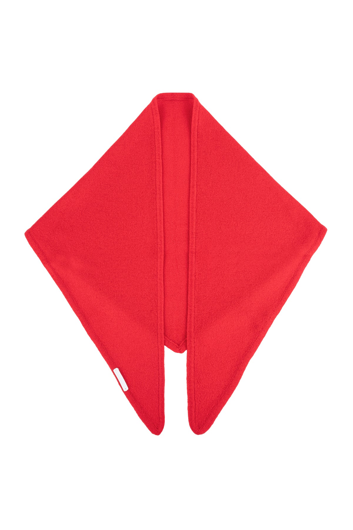 Kırmızı Rose Saf Kaşmir Fular Bandana 115x45x45 cm