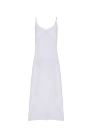 Ekru & More Claudia V Yaka Askılı Kupro Gecelik