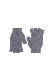 Gri Lucia Taşlı Parmaksız Eldiven