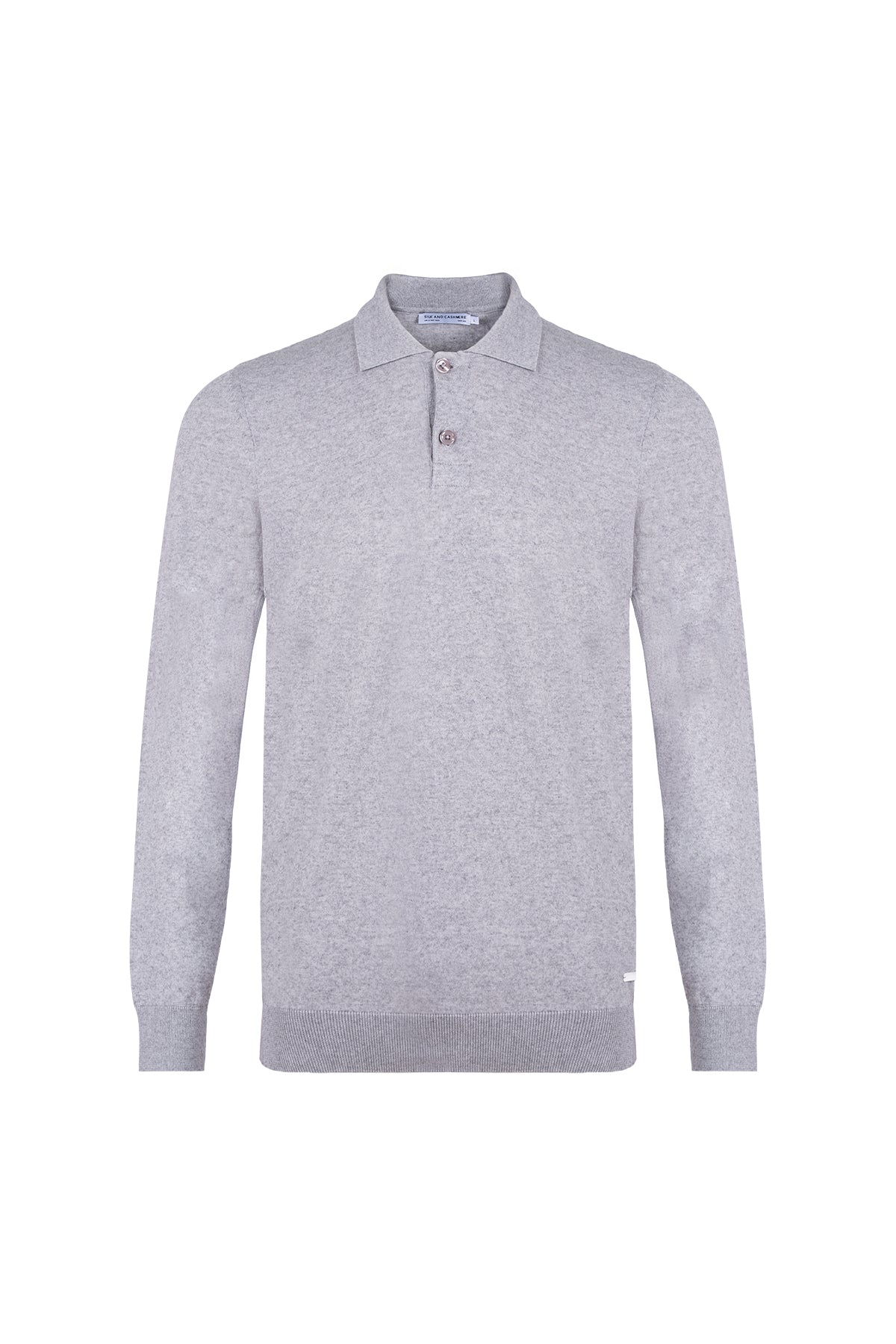 Gri Luigi Polo Yaka Triko