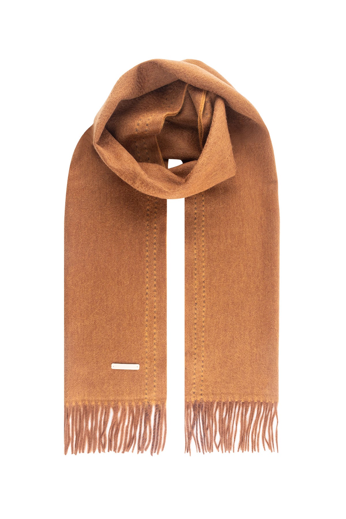 Karamel Patrick Saf Kaşmir Atkı 30x164