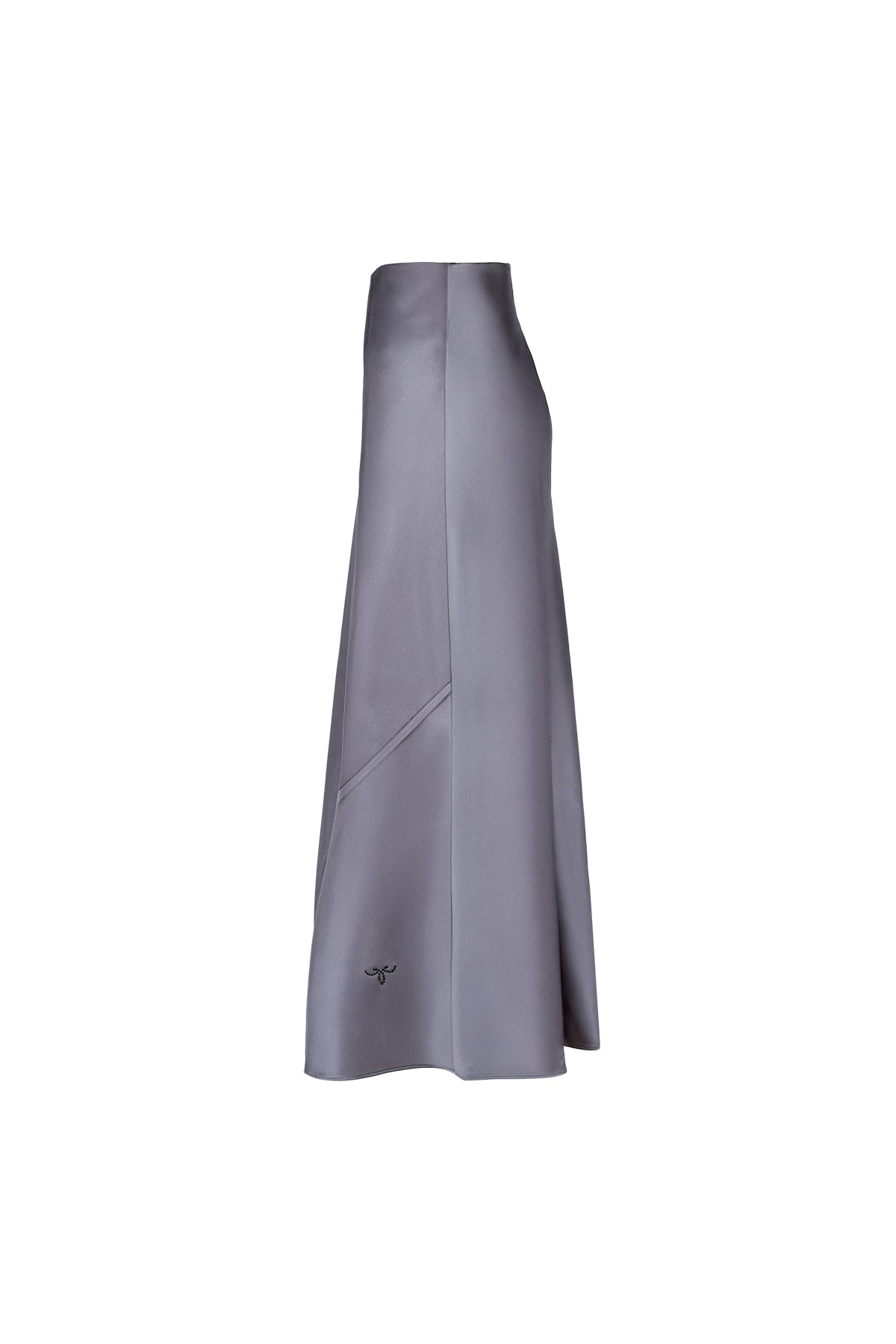 Gri Toscana İpek Elbise