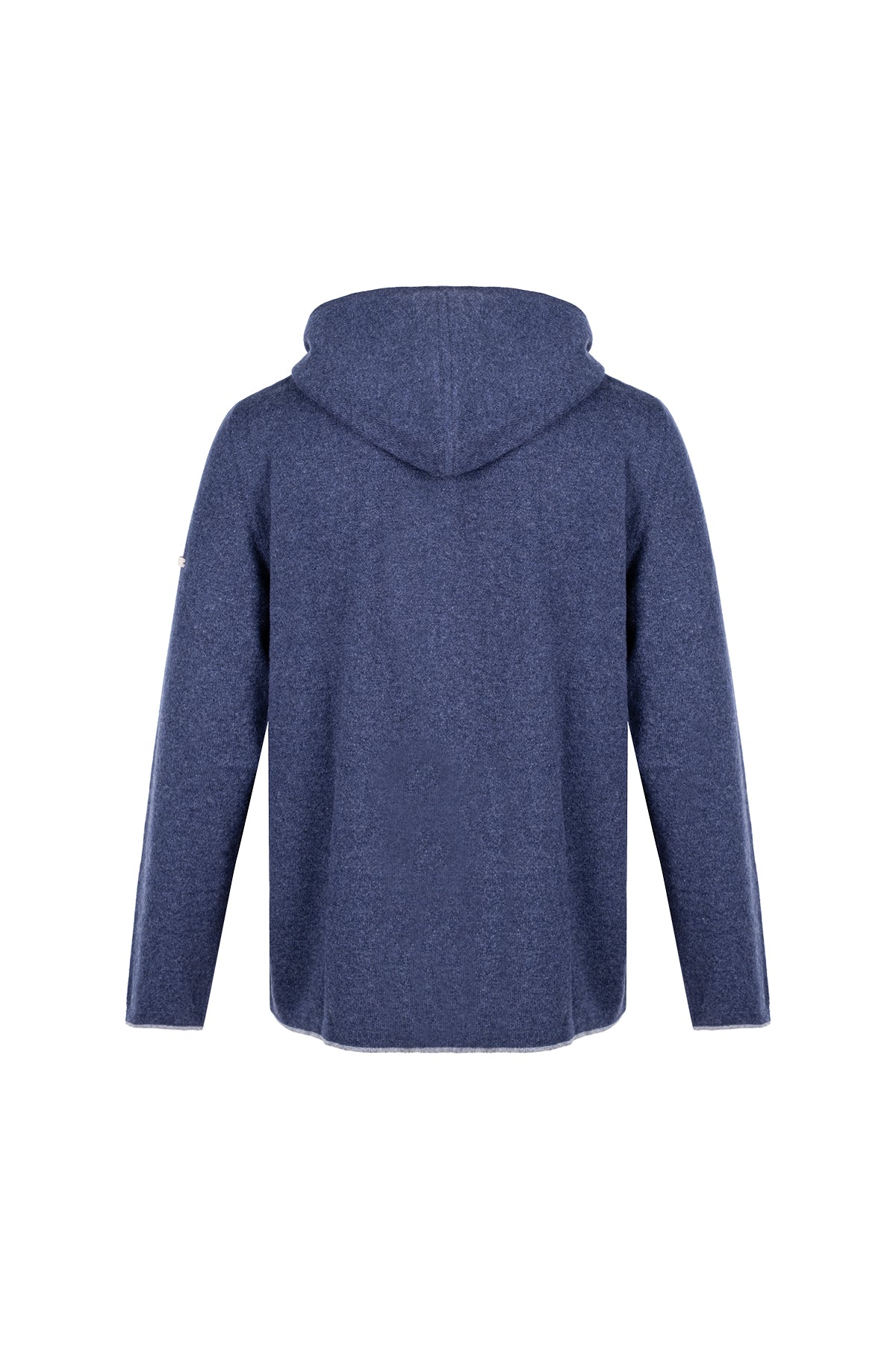 Denim Scott Saf Kaşmir Kapüşonlu Hırka