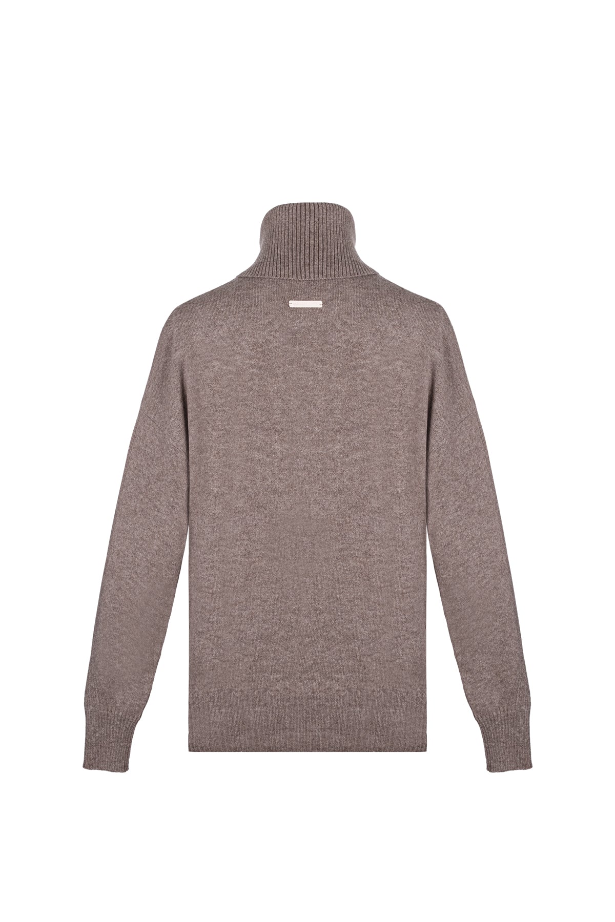 Vizon Lilly Saf Kaşmir Balıkçı Yaka Kazak