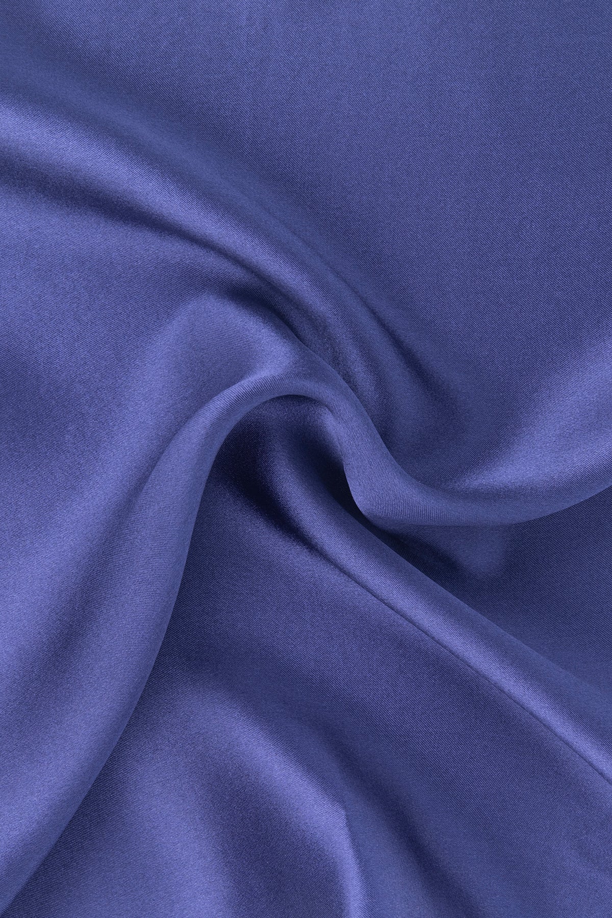 Lacivert Saf İpek Düz Renk Erkek Cep Mendili 35x35 cm