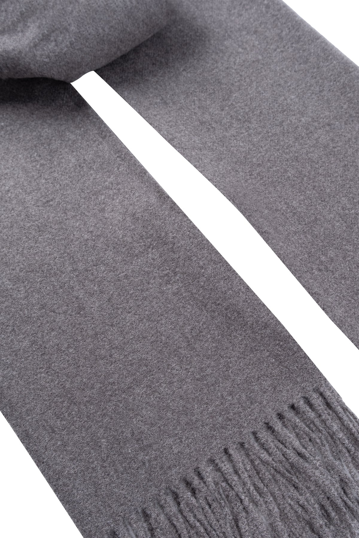 Orta Gri Melanj Clementine Şal 70x200 cm