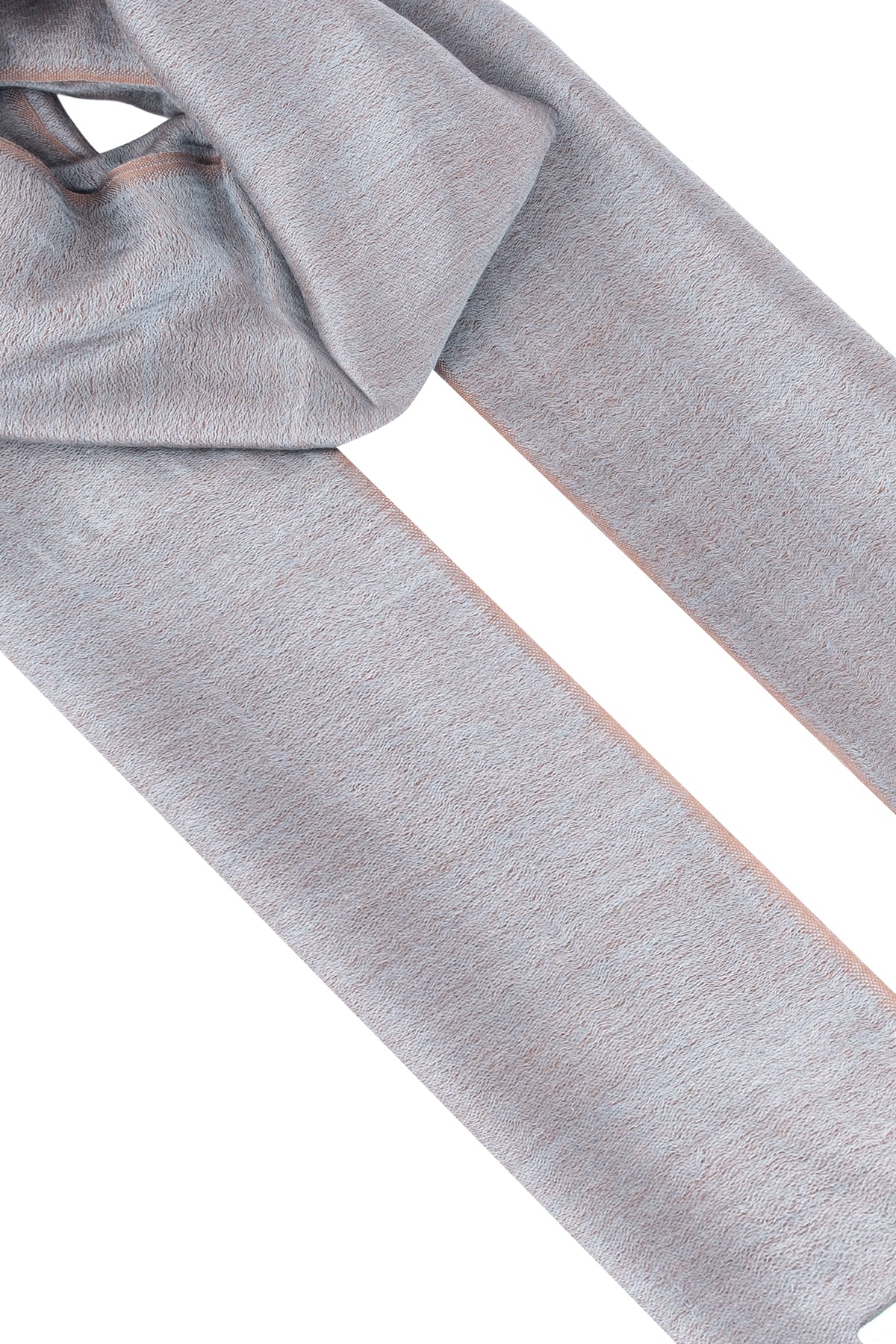 Gri Scarlett Saf Kaşmir Şal 100x200 cm