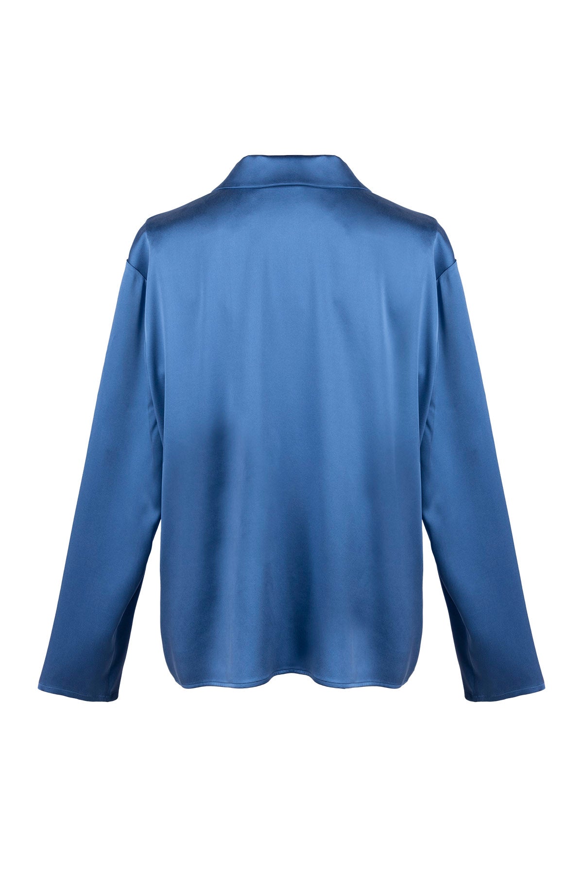 Mavi Astrid Sky Saf İpek Gömlek