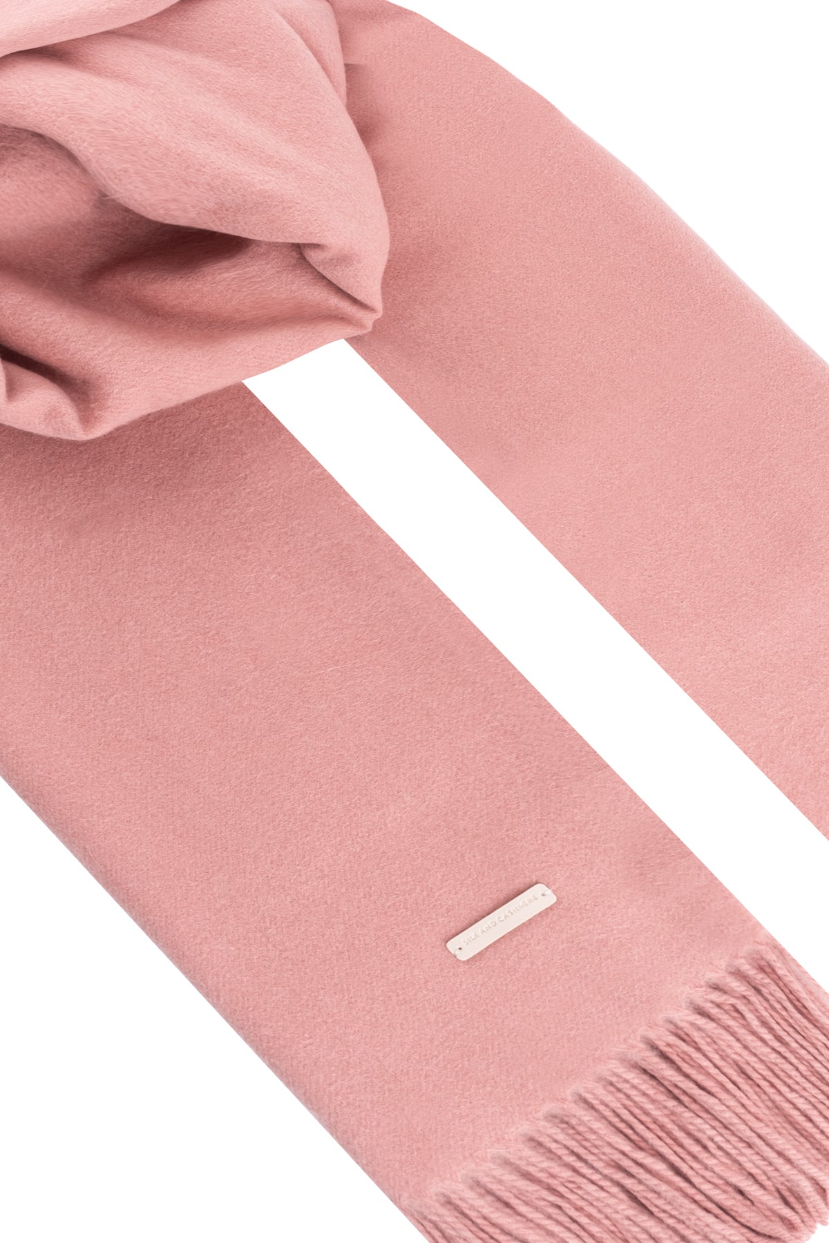 Gül Kurusu Saf Kaşmir Battaniye / Şal 127x165 cm